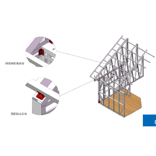 Cold Formed Steel Building Material Corner connect parts